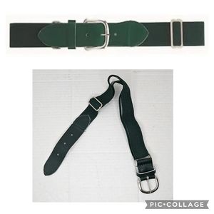 New Martin Sports BBY125 Baseball Belt Youth Dark Green Genuine Leather